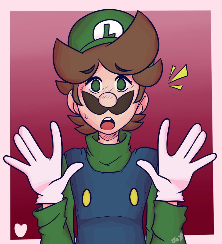 Luigi with green eyes 😌💅 | Mario Amino