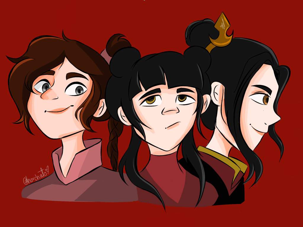 Fanart De Las Chicas De La Nación Del Fuego •avatar• Amino 3991