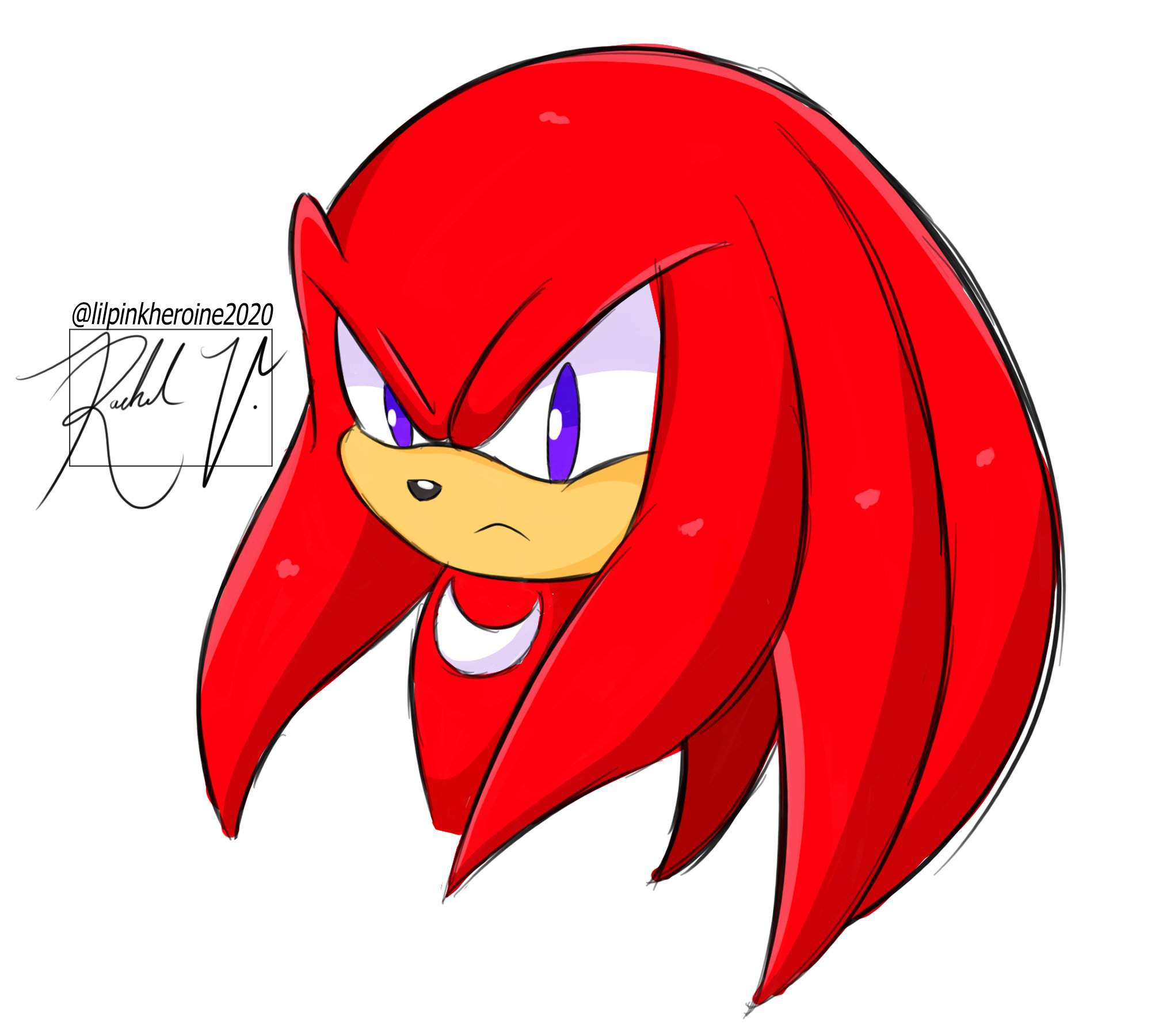 Knuckles! (Doodle) | Sonic the Hedgehog! Amino