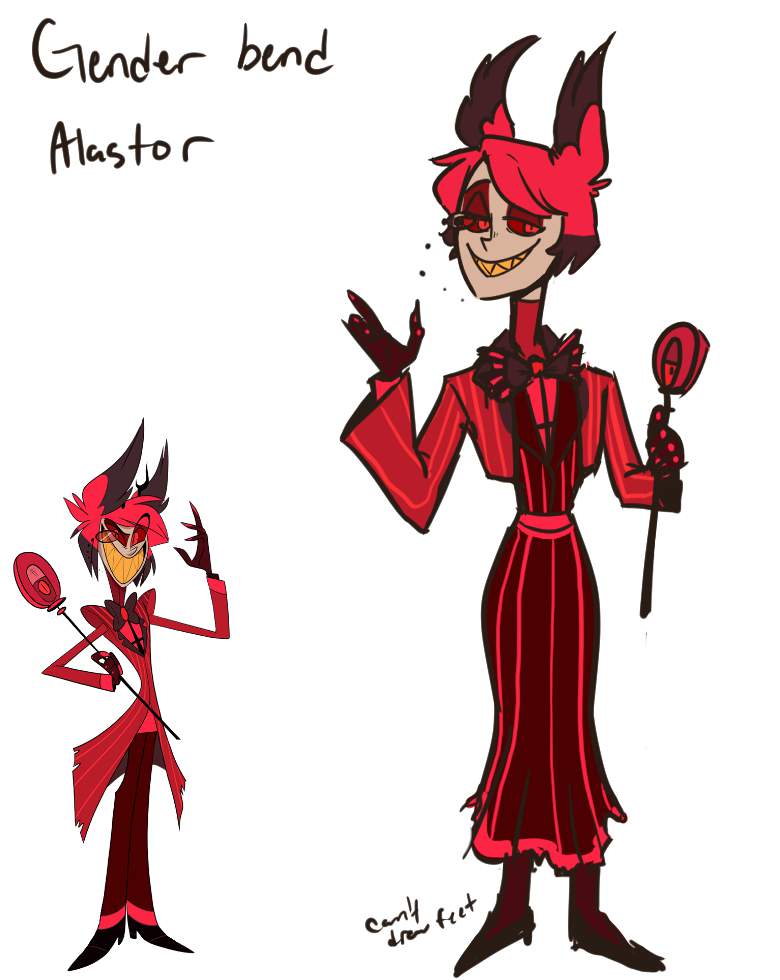 Gender bend of Husk, Alastor and Nifty | Hazbin Hotel (official) Amino