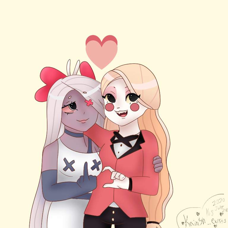 Vaggie x Charlie Hazbin Hotel | Arts And OCs Amino