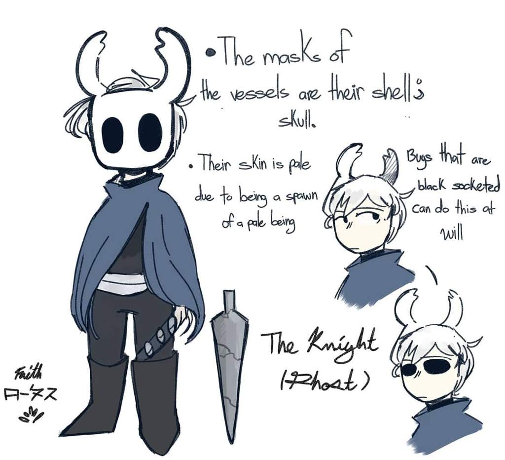 Hk gijinka! ー Ghost | Hollow Knight™ Amino