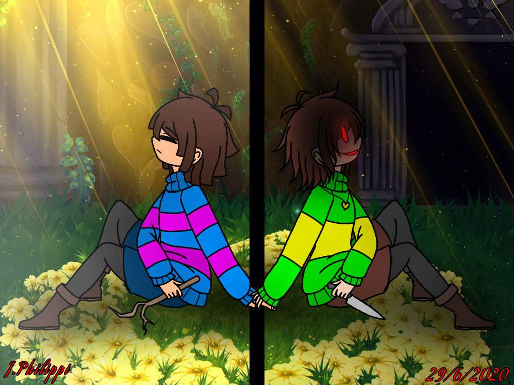 Frisk And Chara Undertale Amino