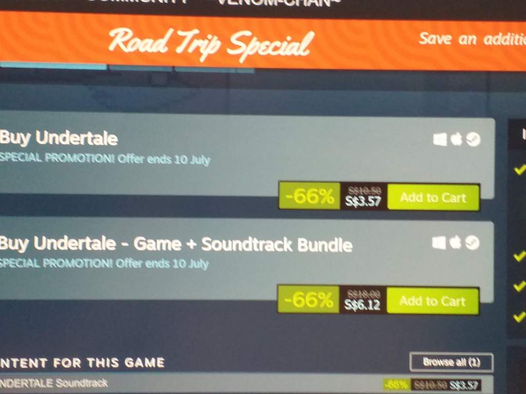 Im Dying Over Here Steam Has Undertale Big Discount And I Still Can T Buy It Undertale Amino