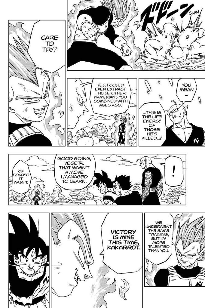 vegeta surpasses goku