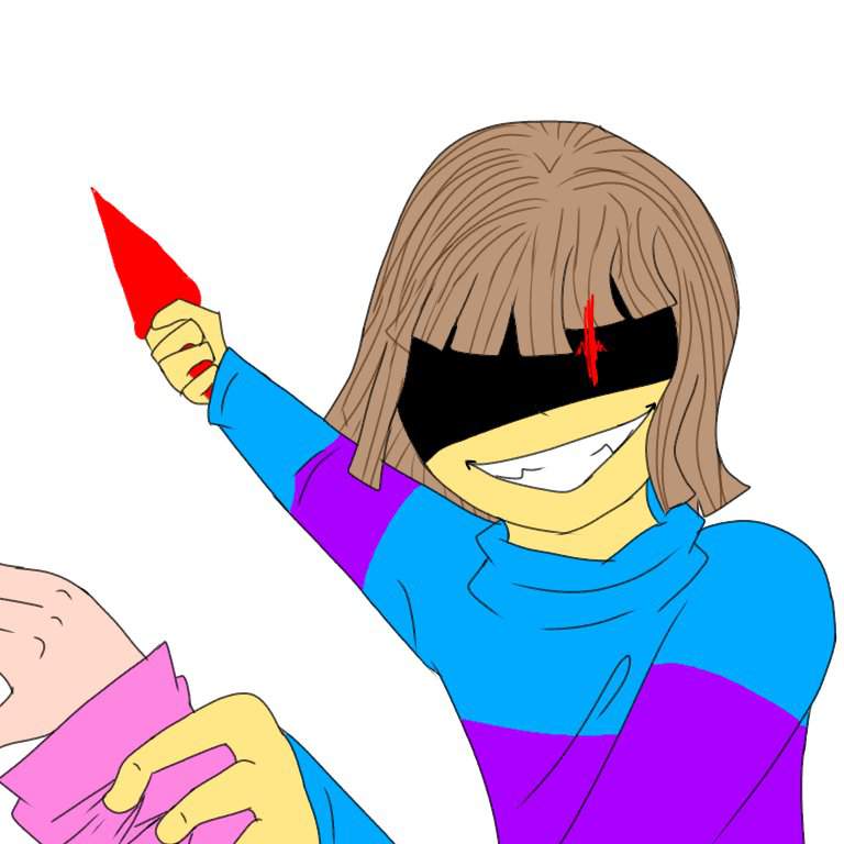 Blood ``angry Frisk`` Glitchtale Amino