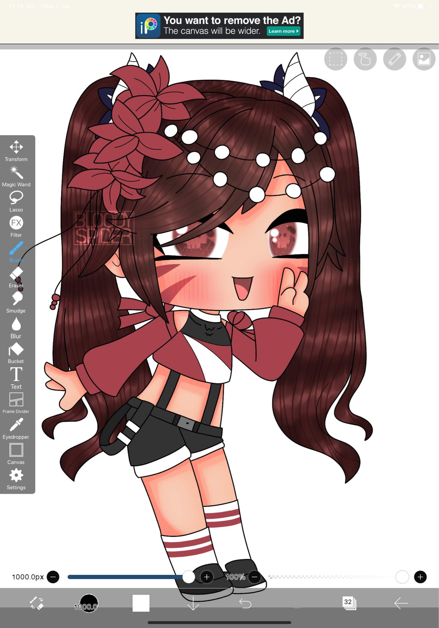 First gacha club edit wip😳 | Bloody Spider Amino