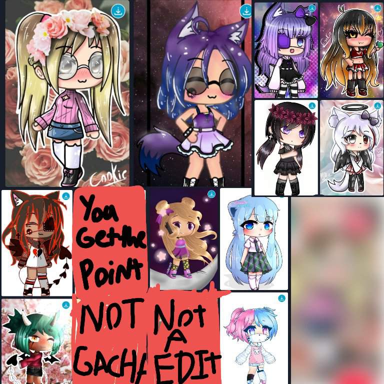 Fake Gacha App react (using Gacha club) | Gacha-Life Amino