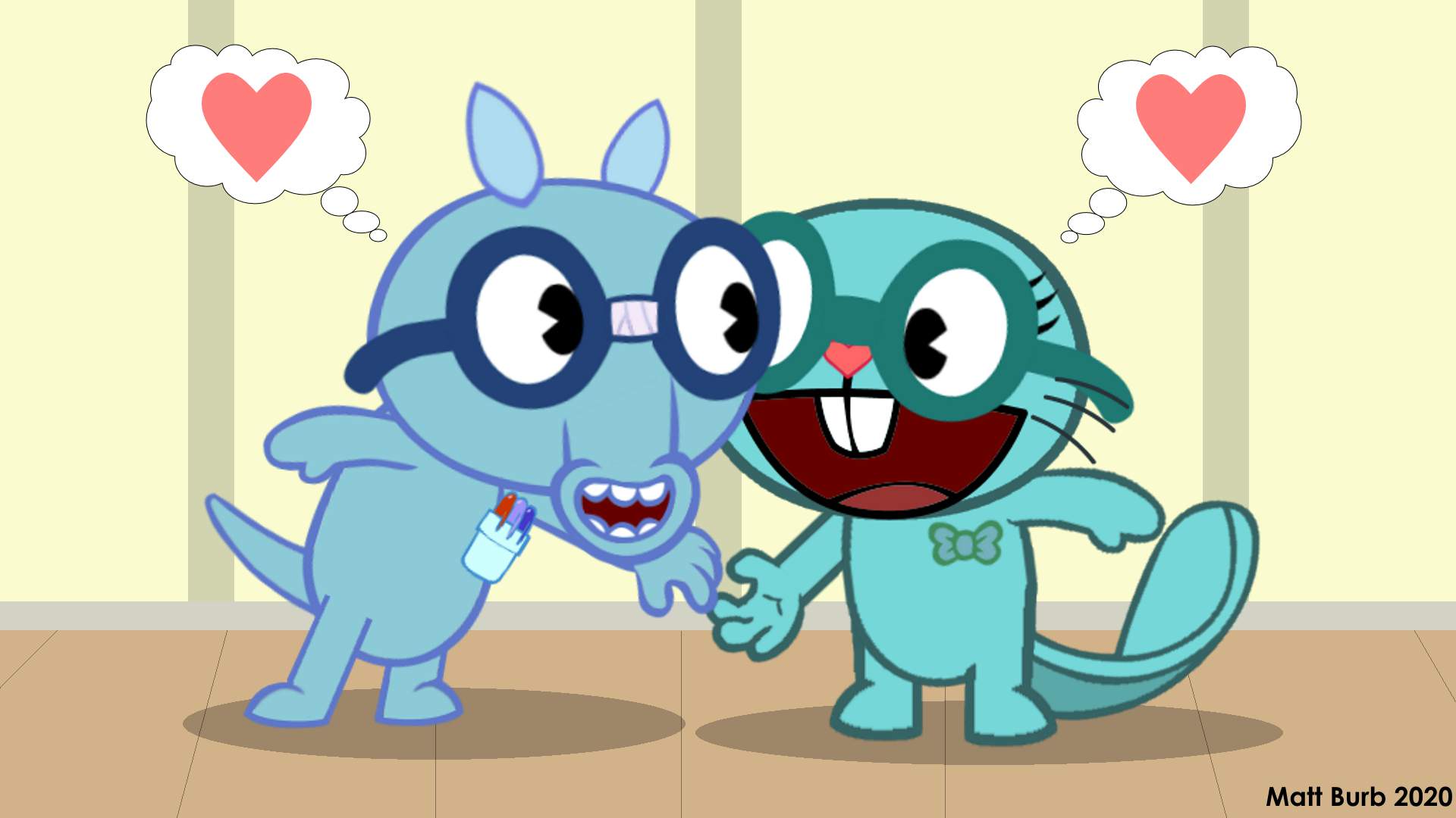 Happy tree friends cat