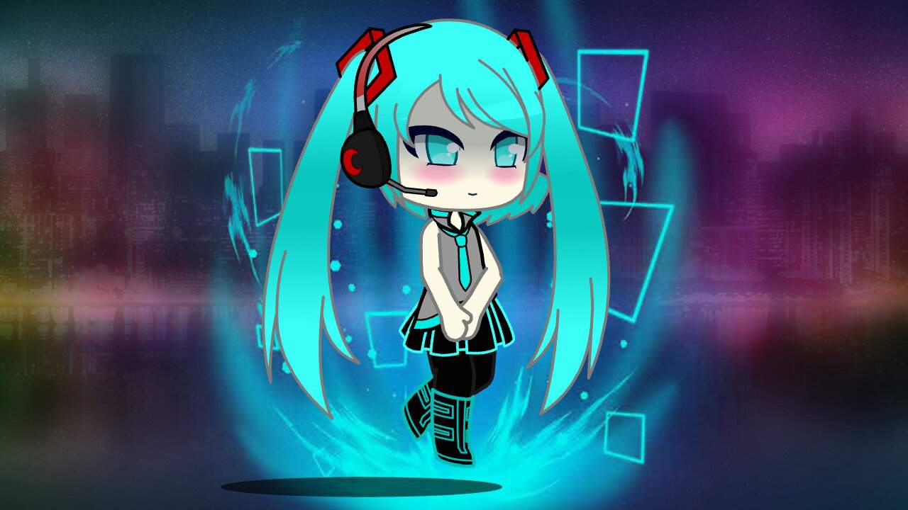 My Gacha club character of Hatsune Miku | Gacha-Life Amino