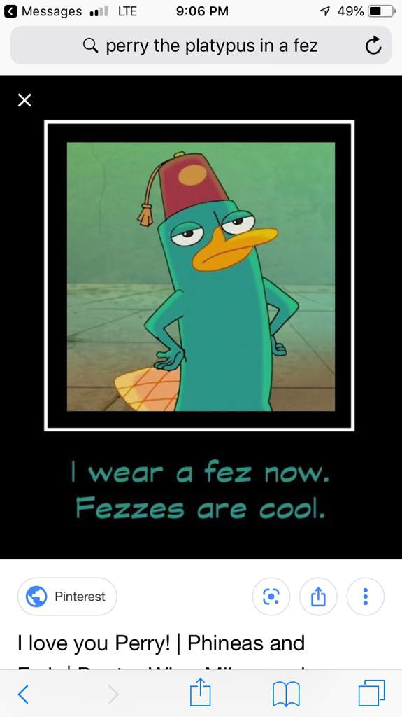 Fez Perry the Fez Platypus OC | Wiki | Phineas and Ferb. Amino