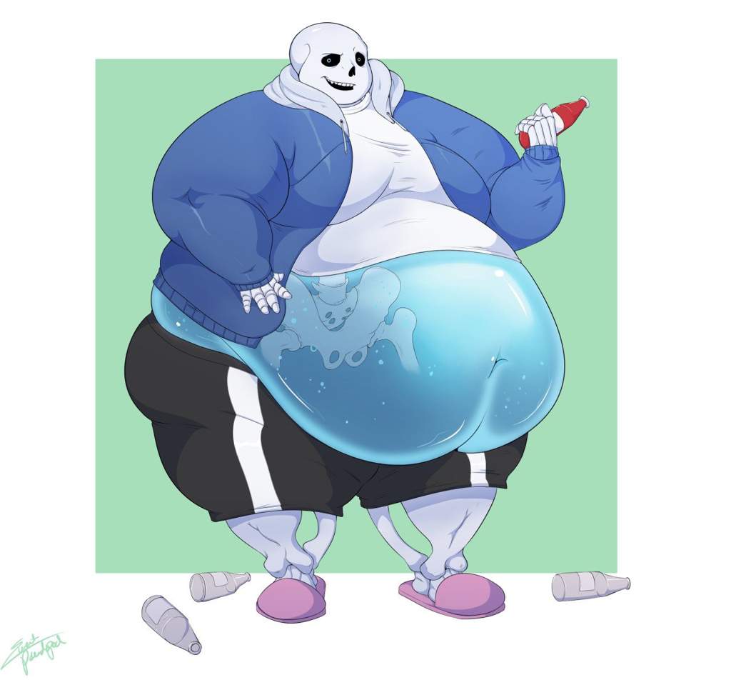 ...(the character I’ll be playing as) gets transformed into the big, thicc Sans...
