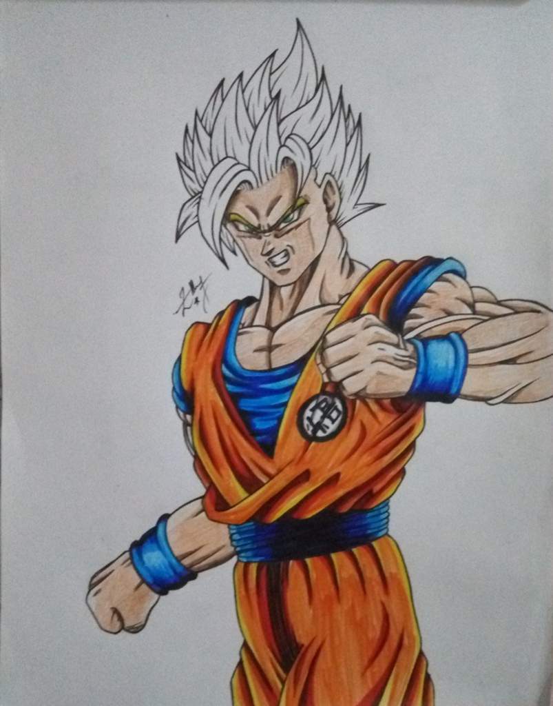 Drawing Goku Super Saiyan 2 •Redraw/Improve of the bad artwork from ...