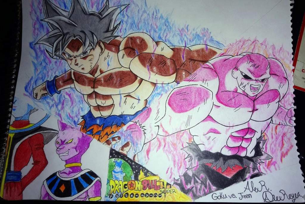 Goku ultra instinto Dominado vs Jiren (Anime War) | Arte Anime Amino Amino