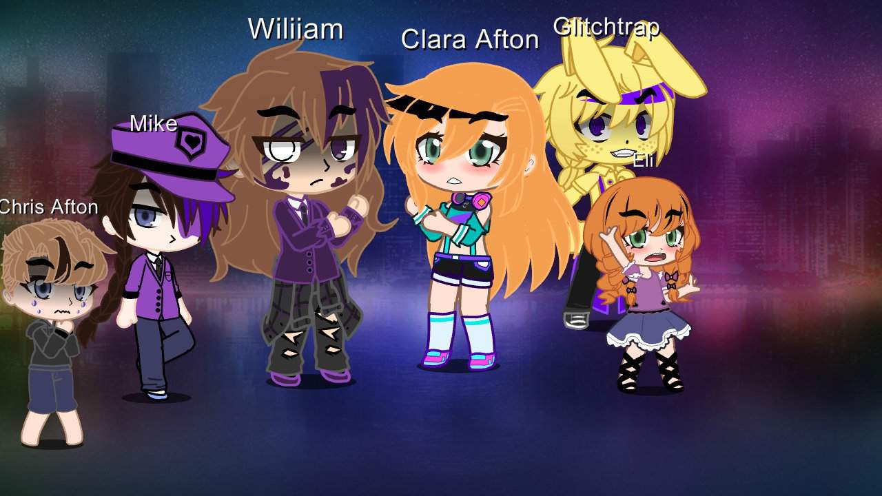 Afton Family in Gacha Club | Gacha-Life Amino