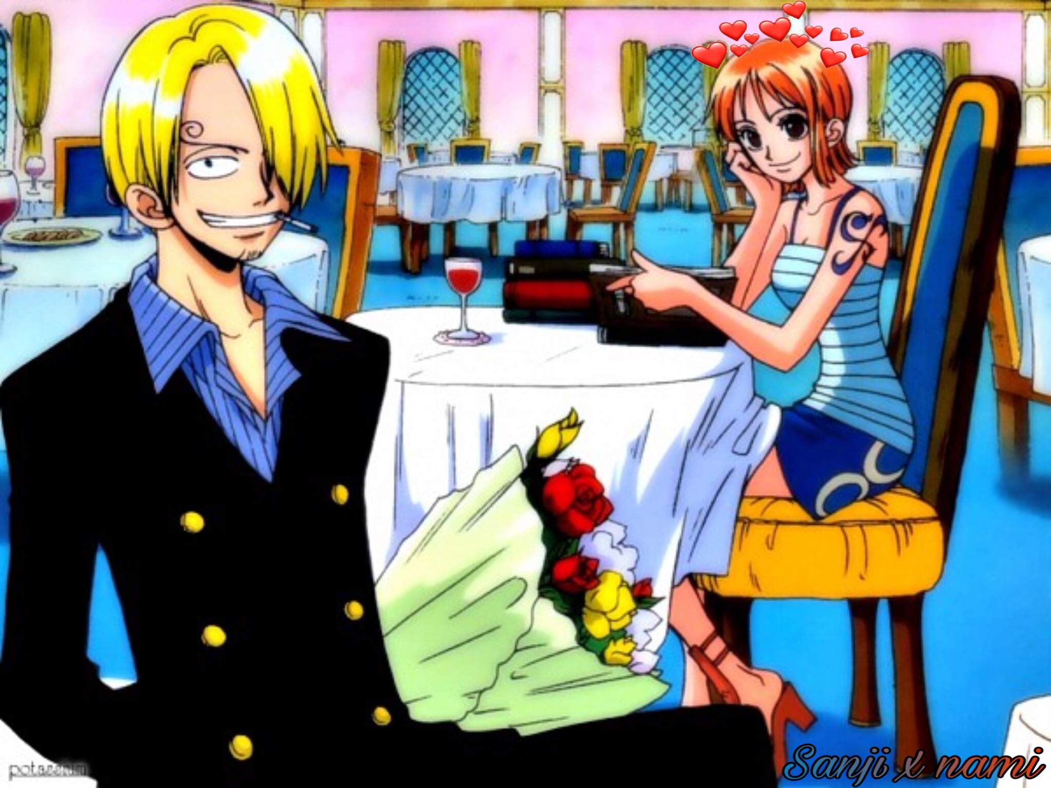 One piece sanji and nami | Anime Amino