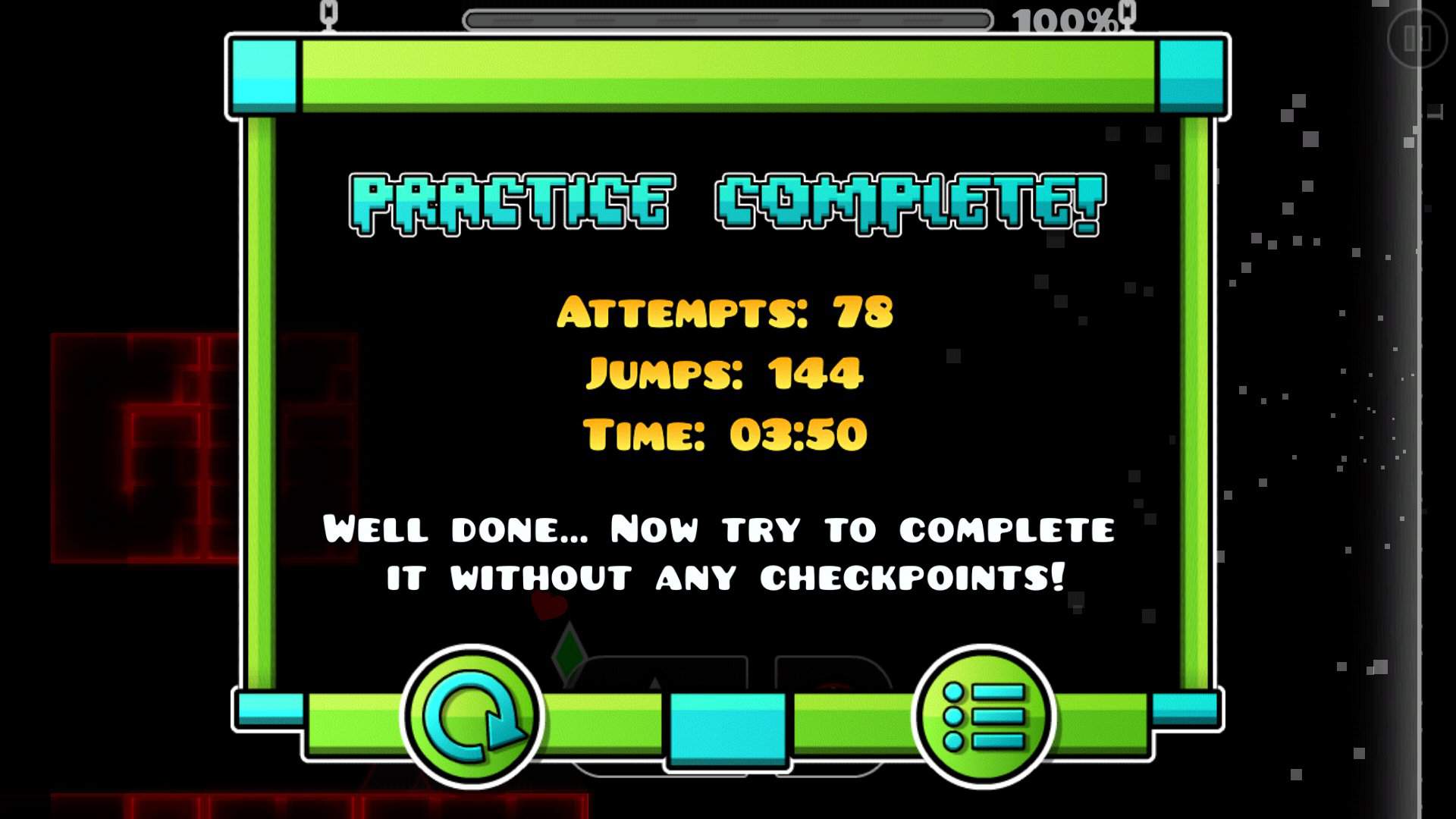 Bloodbath practice run - 78 attempts | Geometry Dash Amino