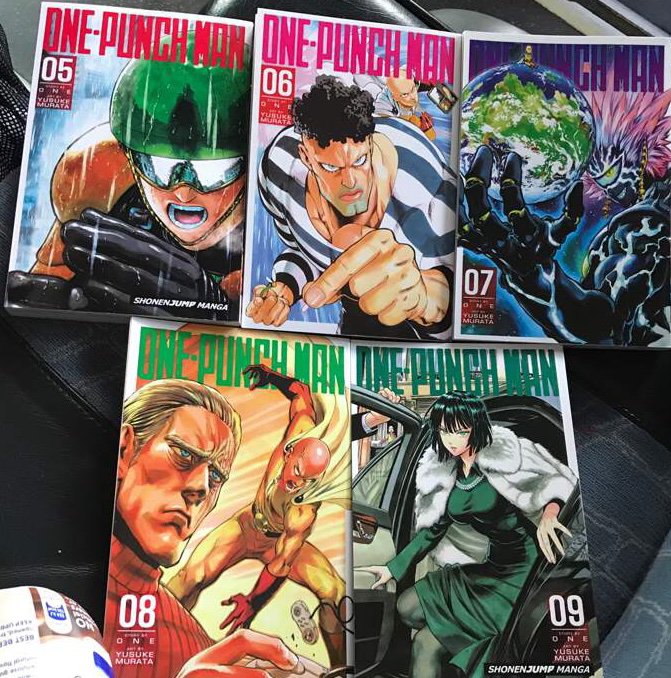 One-Punch Man vol. 5, 6, 7, 8 and 9 | Anime Amino