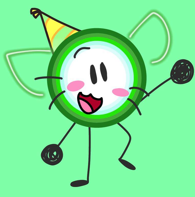 Happy Birthday Green Orb | BFDI Amino