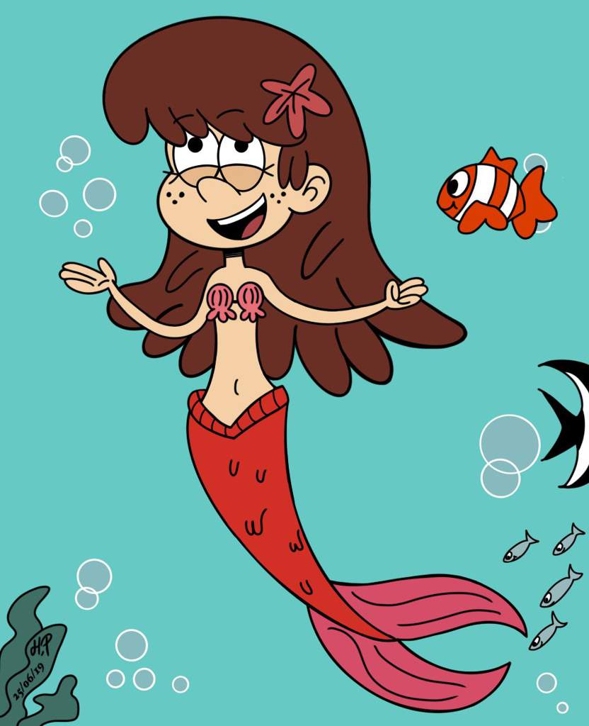 Lynn mermaid | The Loud House Español Amino