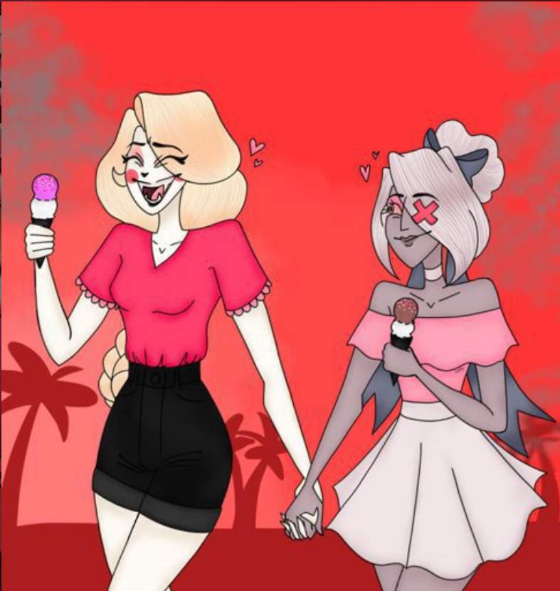 Charlie And Vaggie♥️💜 Hazbin Hotel Official Amino