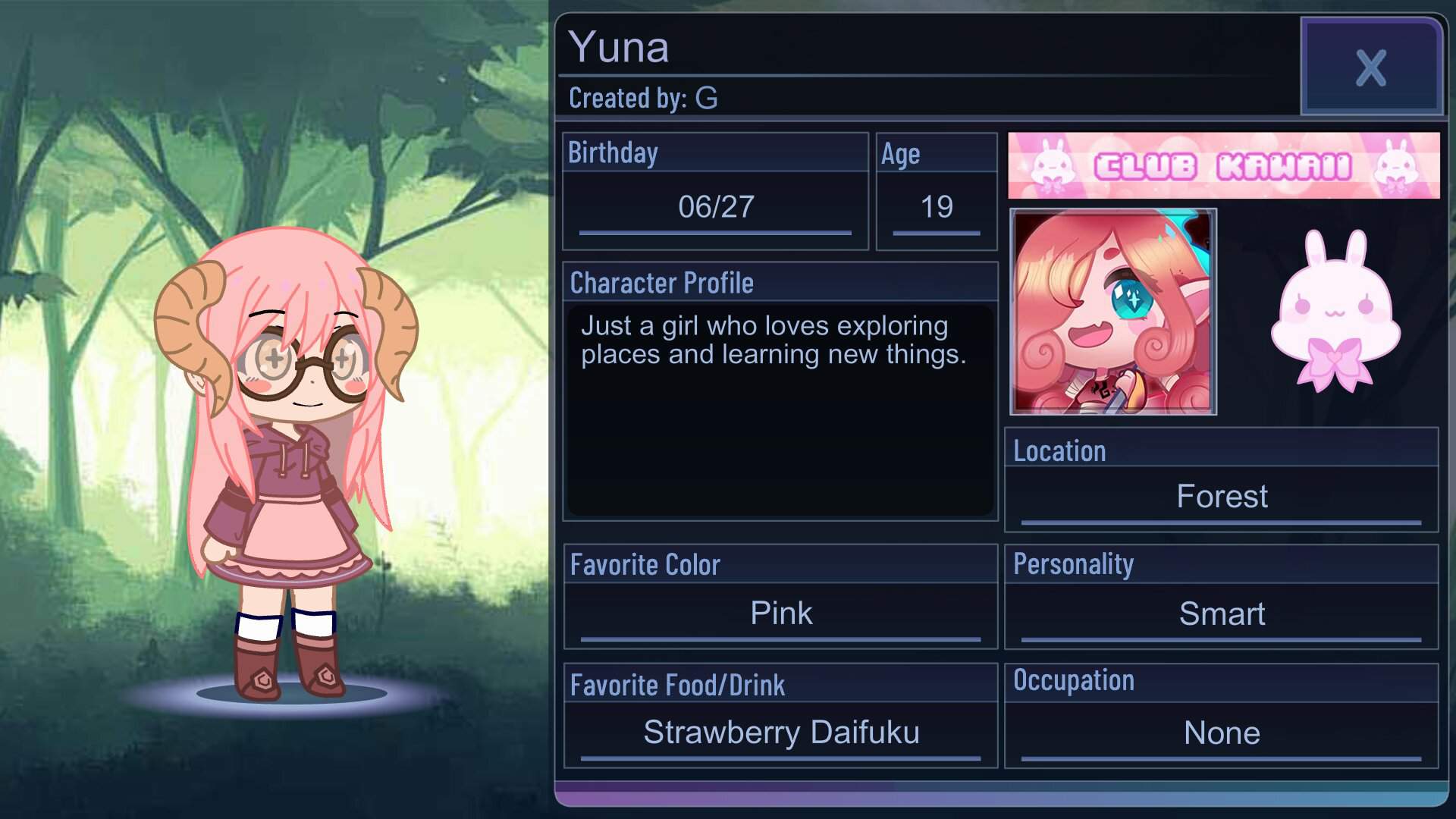 Yuna [Gacha Club Preset Entry] | Wiki | LunimeAmino Amino