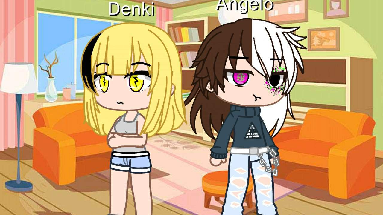 Denki and Angelo (a small gacha club skit) | Gacha - Town Amino