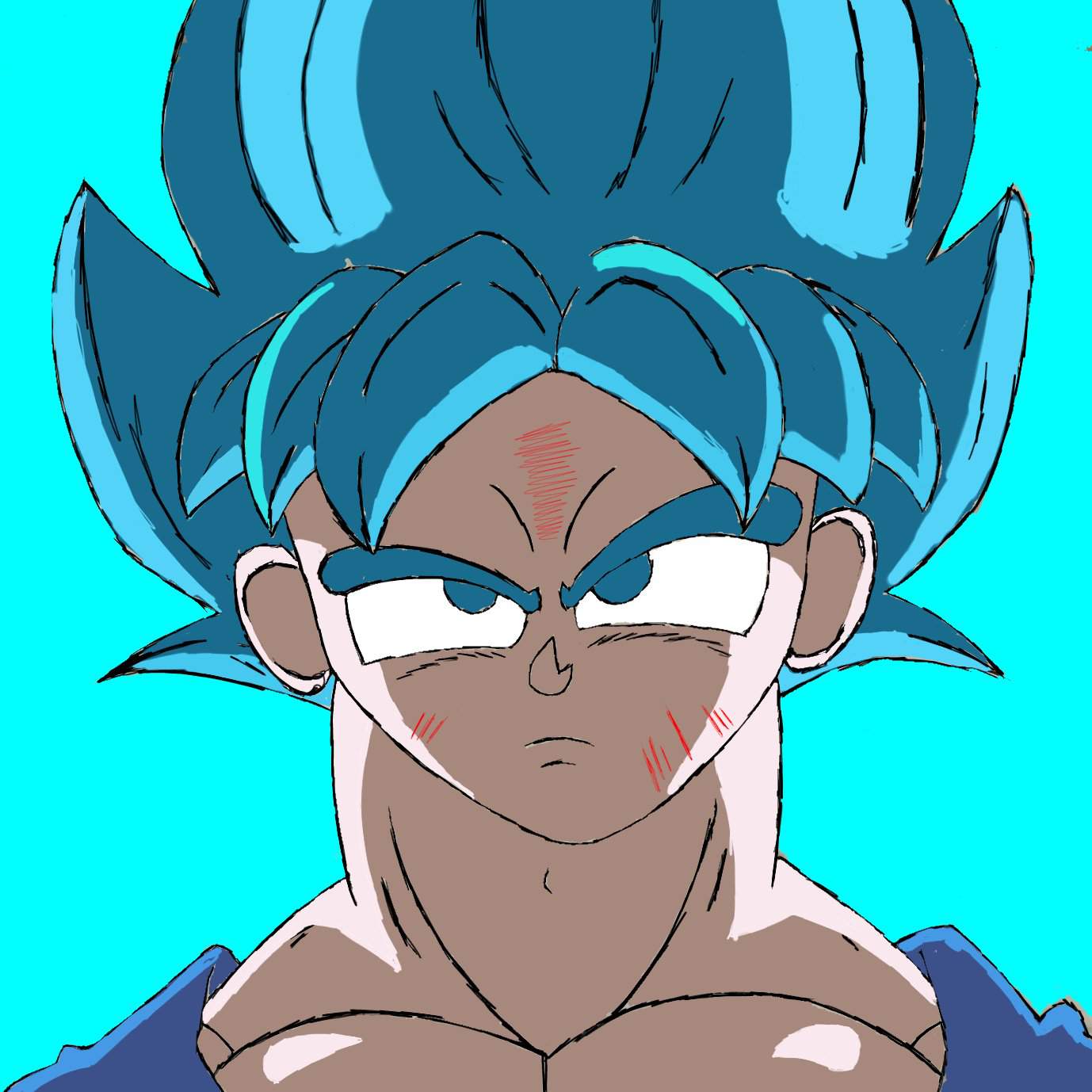 SSJ BLUE GOKU SHINTANI STYLE | Dragon Ball Super Official™ Amino