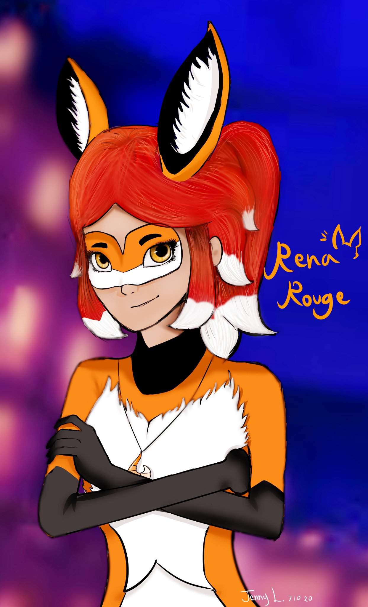 Foxie🧡🦊 (Rena Rouge Fanart) | Miraculous Amino