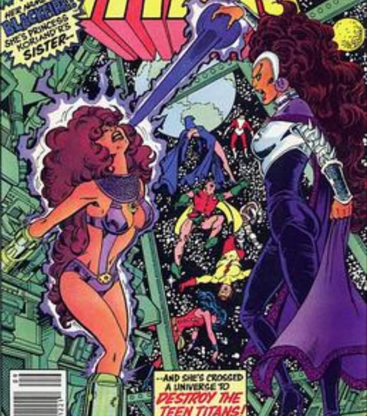 starfire vs blackfire comics