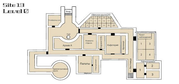 Scp зона 19 карта