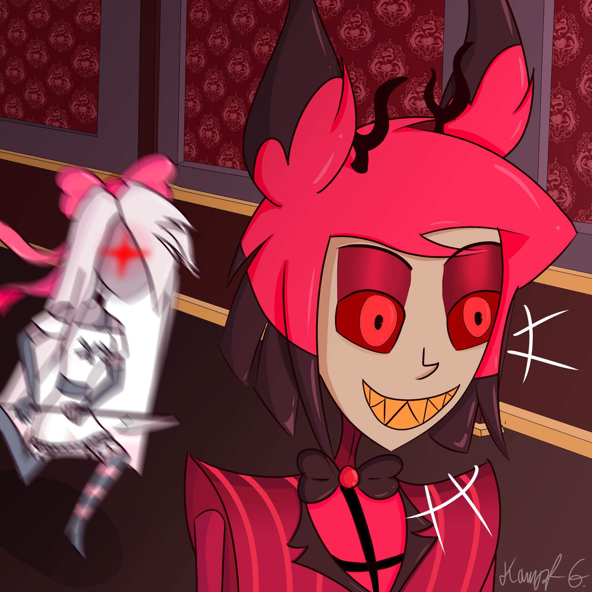 Vaggie greift Alastor an | Hazbin Hotel [German] Amino