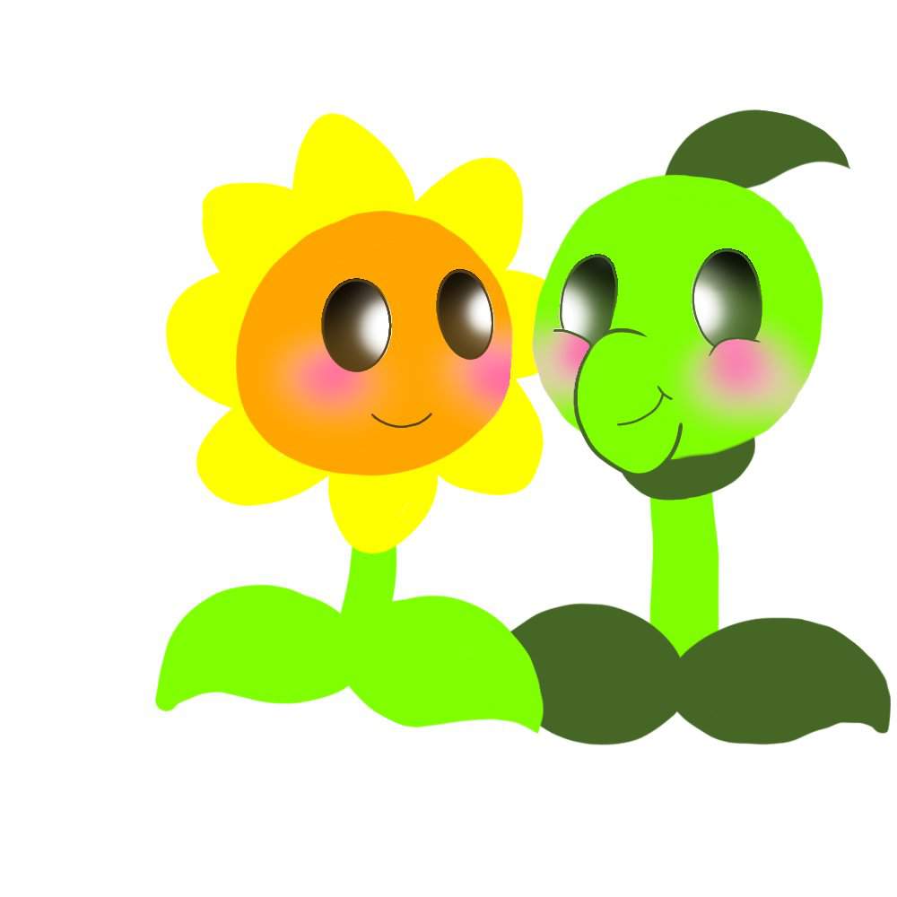 Pea x sunny (peashooter x sunflower) .