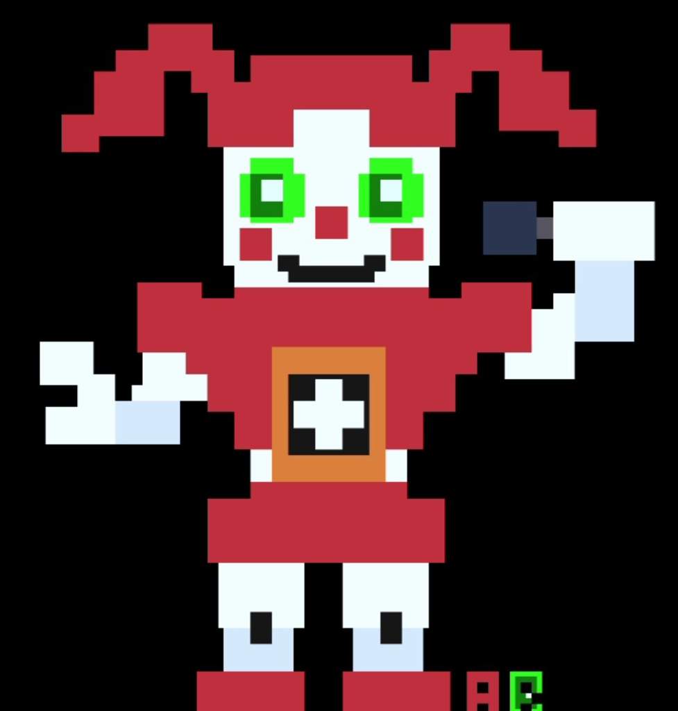 Pixel art de 8 BIT BABY | FNaF Amino [ Español ] Amino