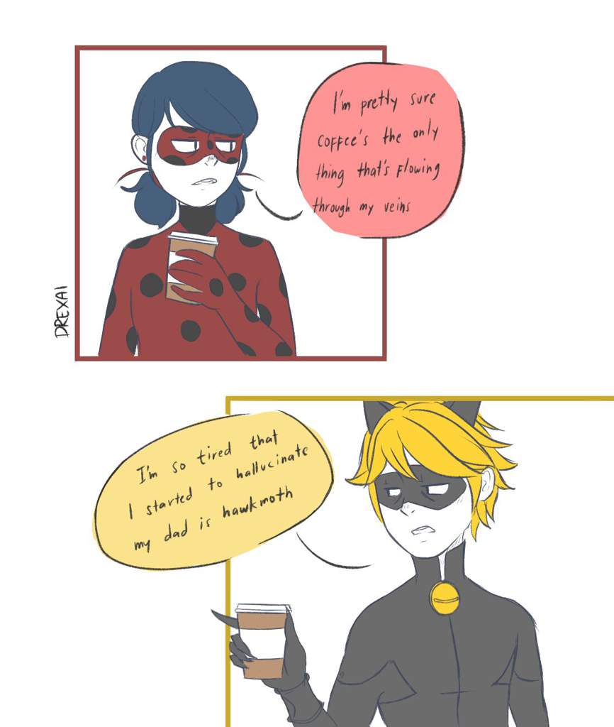 Sleepy heroes | Miraculous Amino