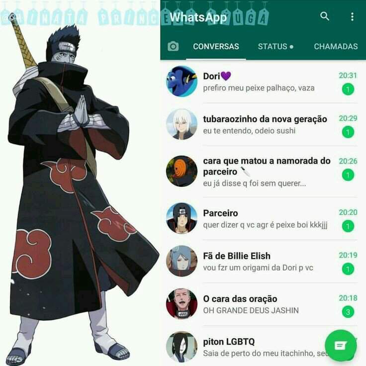 Whatsapp da akatsuki de Naruto | Naruto Shippuden Online Amino