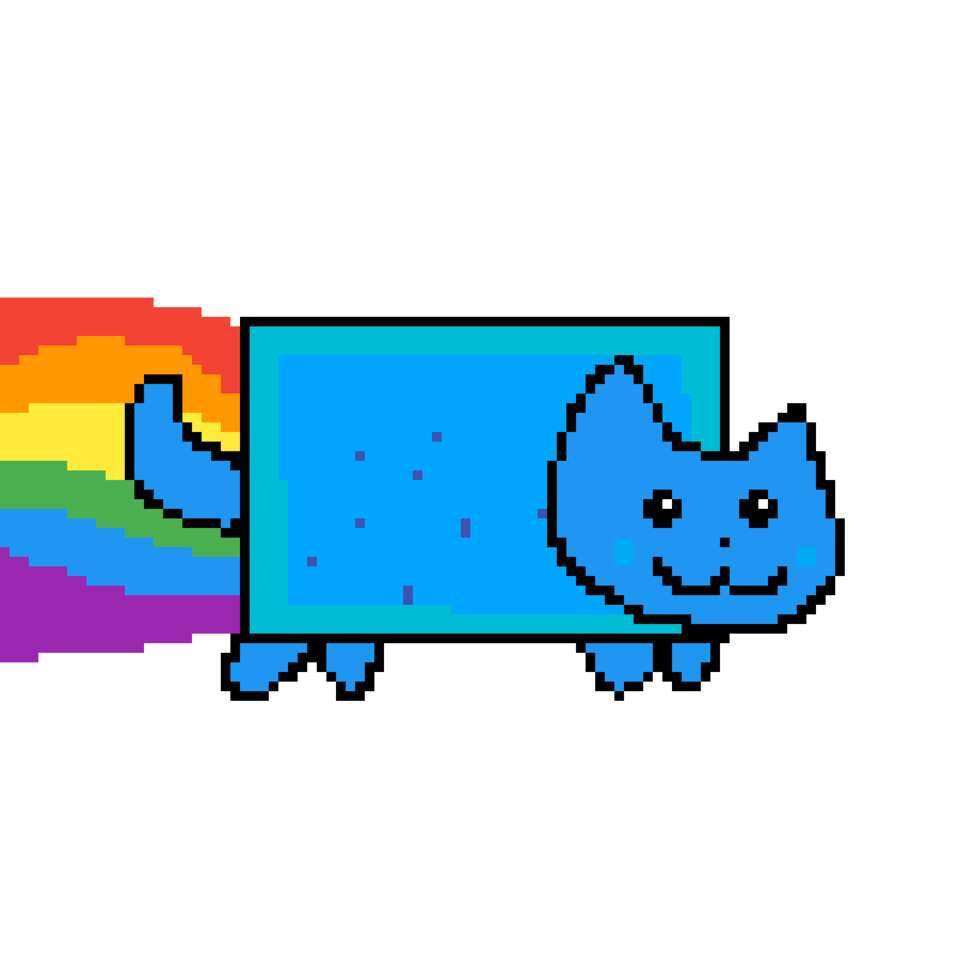 Синий кот майнкрафт
