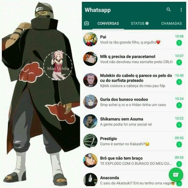 Whatsapp da akatsuki de Naruto | Naruto Shippuden Online Amino