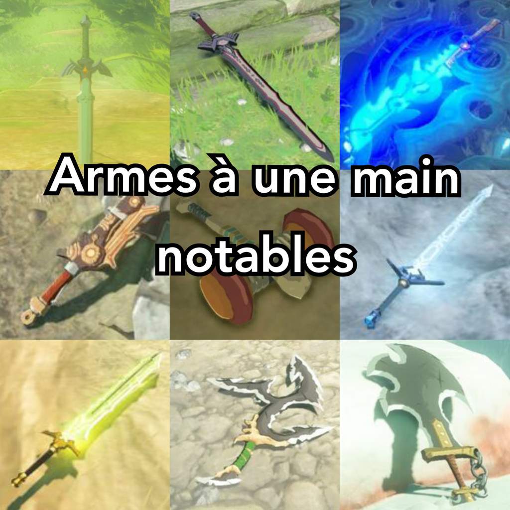 Armes Zelda Breath Of The Wild Les meilleures armes à une main | Zelda Breath Of The Wild {Fr} Amino