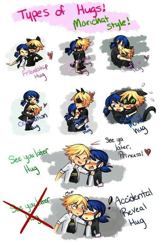 *Types of hugs* | Marichat Amino