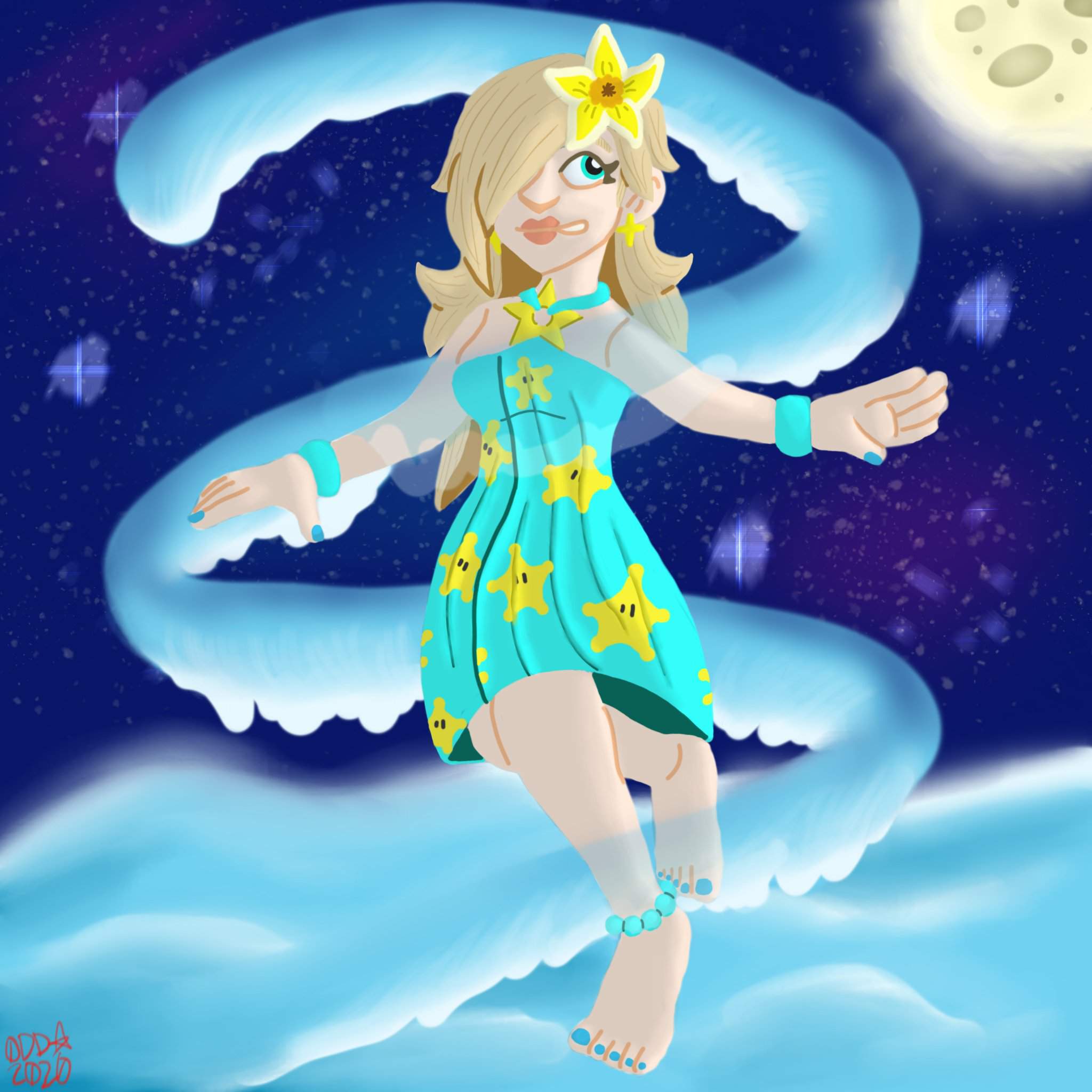 Original Water Bender: Rosalina Swimwear (DTIYS OPTIONAL) | Mario Amino