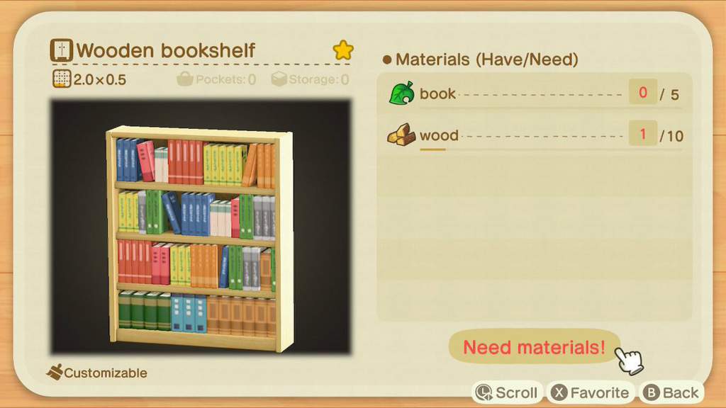 FREE WOODEN BOOKSHELF DIY (CLOSED) Animal Crossing Amino
