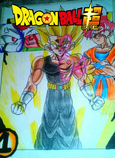 Moro atraviesa a Goku | Dibujos de Dragon Ball. Amino