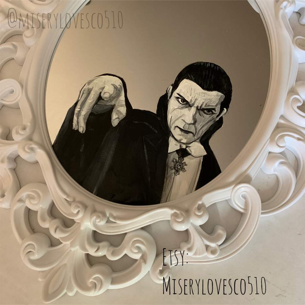 Custom Bela Lugosi victorian mirror | Horror Amino