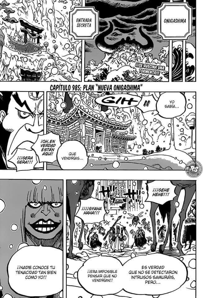 One Piece Manga 985 One Piece Amino