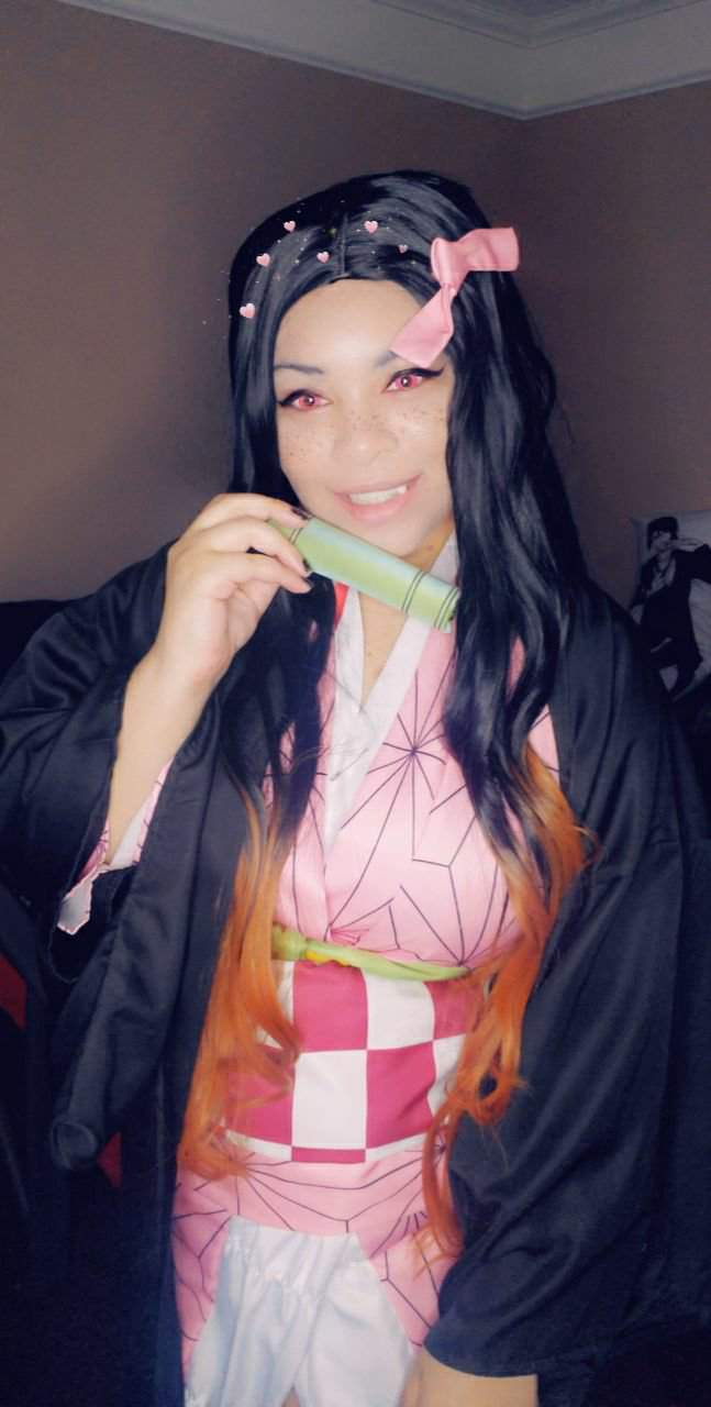 Nezuko Kamado Cosplay (Snapchat filter) | Demon Slayer: Kimetsu No ...