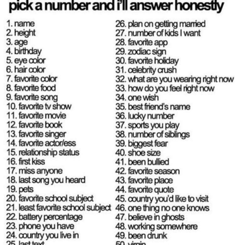 Pick a number and I’ll probably answer | Furry Dating OwO Amino