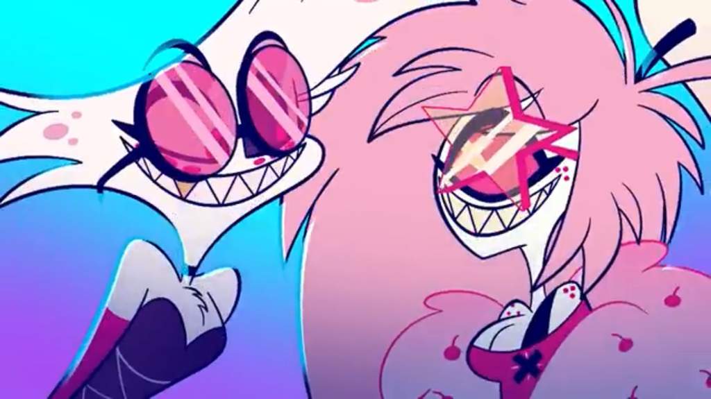 Hazbin Hotel Cherri Bomb X Angel Dust Angel dust and Cherri bomb redraw! | Hazbin Hotel (official) Amino