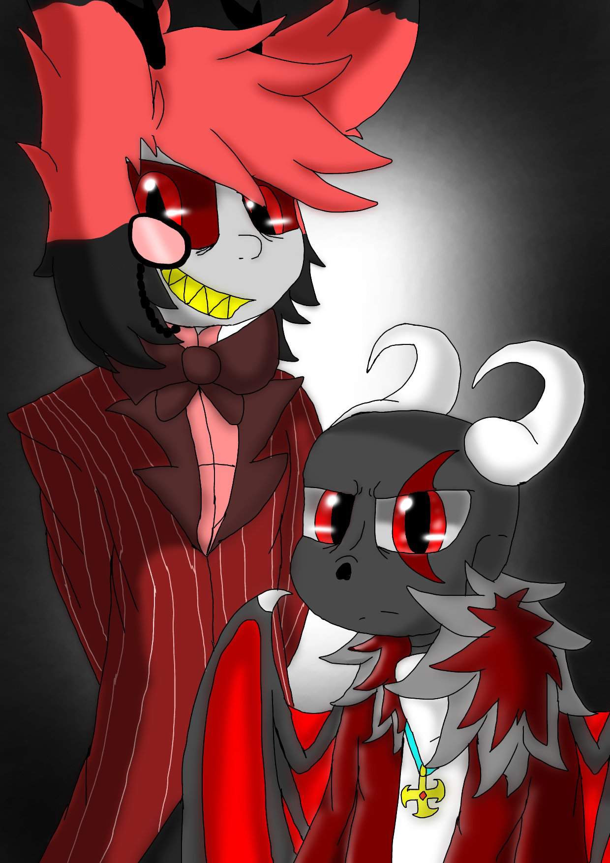 Soulless and Alastor | Official Sans Amino Amino