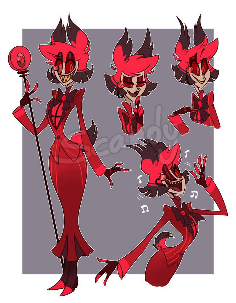 Alasona Fem Alastor Hazbin Hotel Official Amino